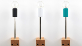 Illustration for article titled Assemble This Strikingly Spartan Lamp Any Way You Want To